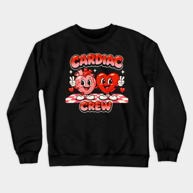 Cardiac Crew Medical Staff Funny Crewneck Sweatshirt by ArtistTee ⭐⭐⭐⭐⭐