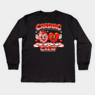 Cardiac Crew Medical Staff Funny Kids Long Sleeve T-Shirt