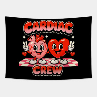 Cardiac Crew Medical Staff Funny Tapestry