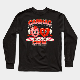 Cardiac Crew Medical Staff Funny Long Sleeve T-Shirt