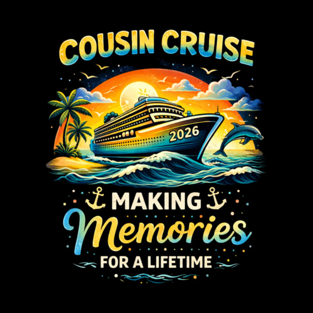 Cousin Cruise 2026 Making Memories For A Lifetime Family Vacation by ArtistTee ⭐⭐⭐⭐⭐