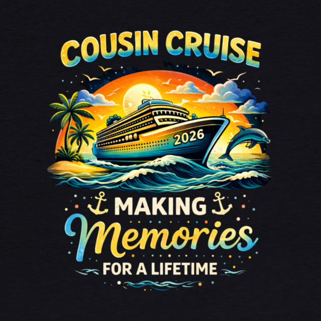 Cousin Cruise 2026 Making Memories For A Lifetime Family Vacation by ArtistTee ⭐⭐⭐⭐⭐