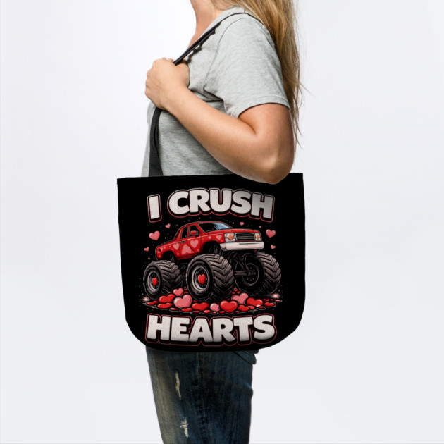 I Crush Hearts Valentine's Day Monster Truck Lover by ArtistTee ⭐⭐⭐⭐⭐
