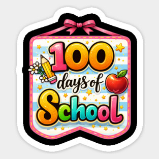 100 Days Of School Teacher Celebration Magnet