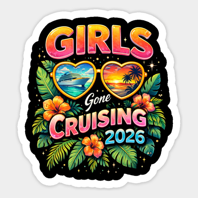 Girls Gone Cruising 2026 Cruise Vacation Travel Magnet by ArtistTee ⭐⭐⭐⭐⭐