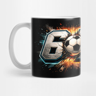 67 Soccer Ball Explosive Sport Fan Mug