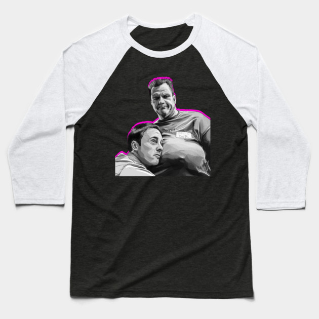 Fight Club: Bob & Cornelius Baseball T-Shirt by 51Deesigns