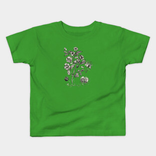 Botanical Illustration_Tea Plant. Kids T-Shirt