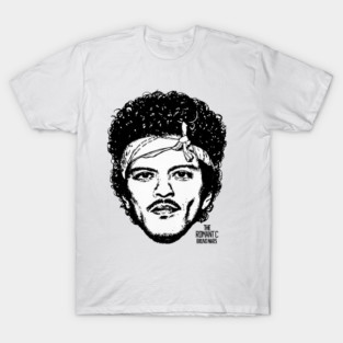 The Romantic Bruno Mars Retro Portrait Shirt – Music Pop Star Fan T-Shirt