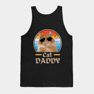 Cool Cat Dad Vibes Tank Top