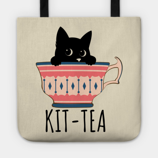 KIT-TEA Stealthy Sips Tote by Champanie's Store