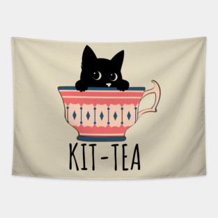 KIT-TEA Stealthy Sips Tapestry