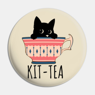 KIT-TEA Stealthy Sips Pin