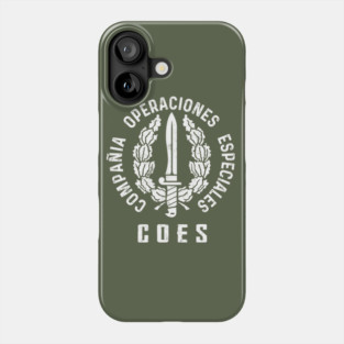 COES Emblem - Vintage White Phone Case