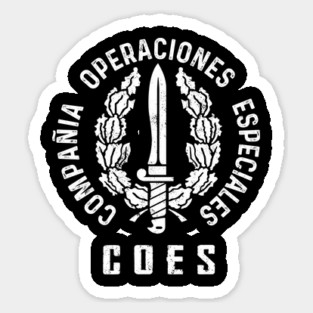 COES Emblem - Vintage White Sticker