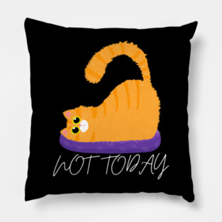 Lazy Cat Mood – Not Today Pillow