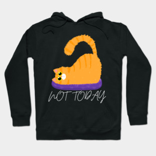 Lazy Cat Mood – Not Today Hoodie