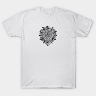 Sacred Sun Symbol – Solar Energy Ornament T-Shirt
