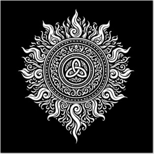Sacred Sun Symbol – Solar Energy Ornament Posters and Art