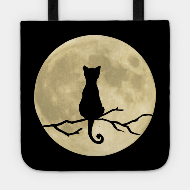 Mystic Moon Cat Tote by Champanie's Store