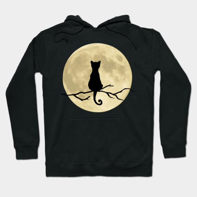 Mystic Moon Cat Hoodie by Champanie's Store