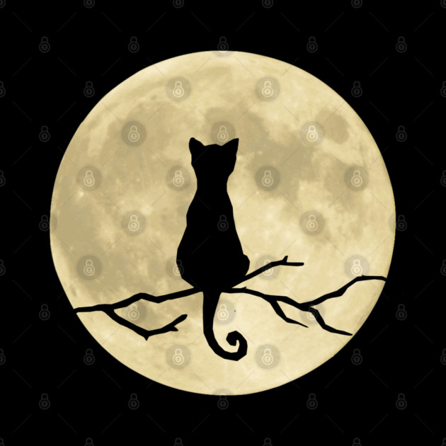 Mystic Moon Cat by Champanie's Store