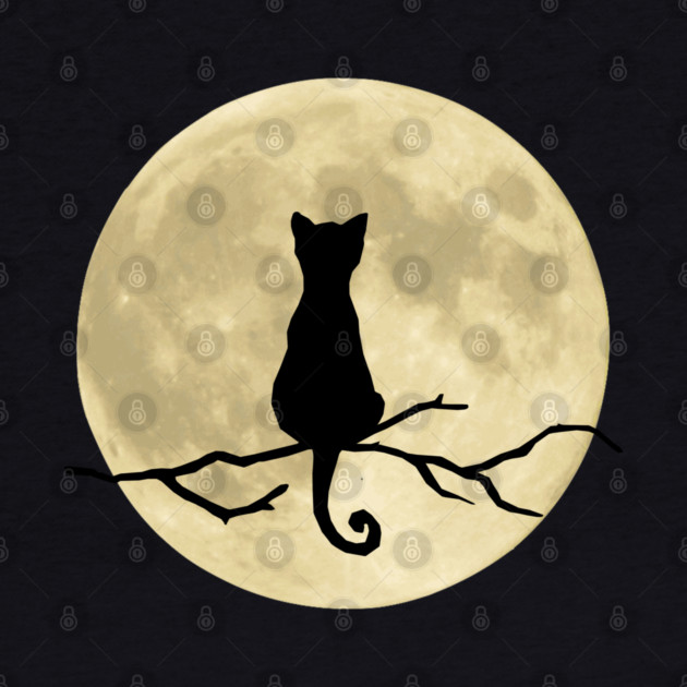 Mystic Moon Cat by Champanie's Store