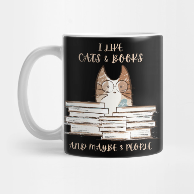 I Like Cats & Books by Champanie's Store