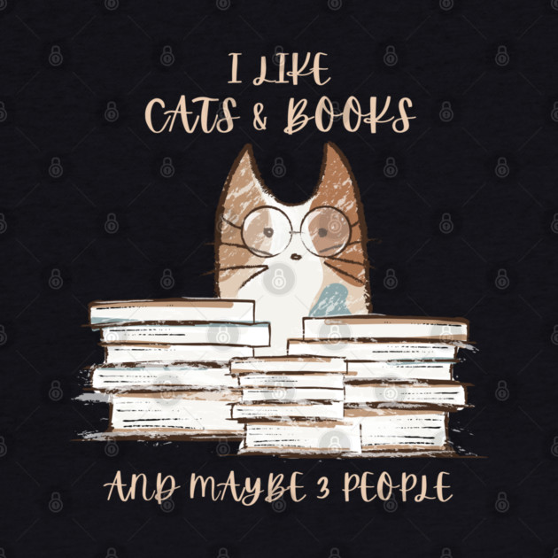 I Like Cats & Books by Champanie's Store