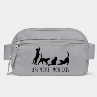 Minimalist Black Cat Silhouette Bag