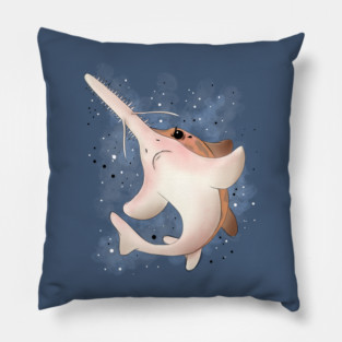 Grumpy Sawshark Pillow