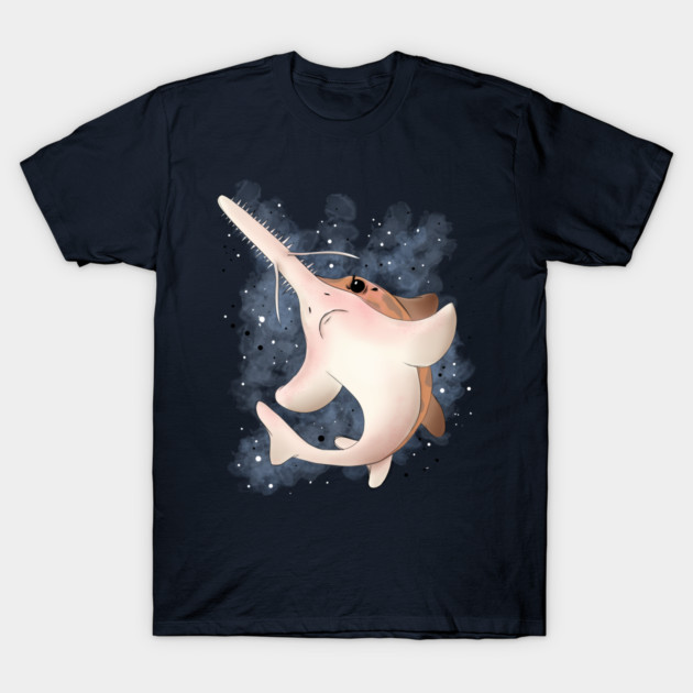 Grumpy Sawshark T-Shirt by H. R. Sinclair