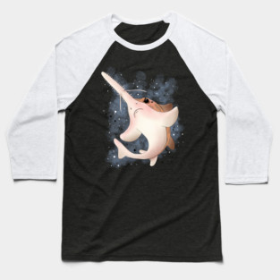 Grumpy Sawshark Baseball T-Shirt