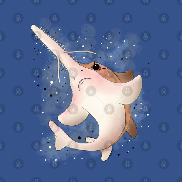 Grumpy Sawshark by H. R. Sinclair