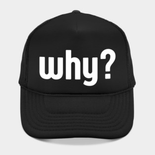 Why Simple Question Typography Hat