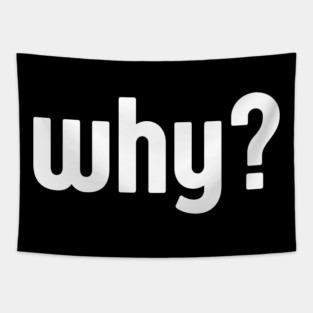 Why Simple Question Typography Tapestry