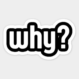 Why Simple Question Typography Magnet