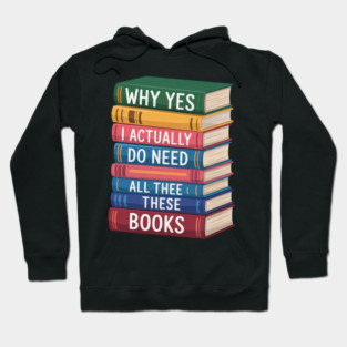 Reading Book Lover Book Worm Hoodie