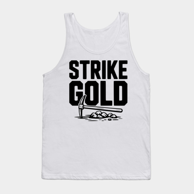 Strike Gold Tank Top by Frank Ring