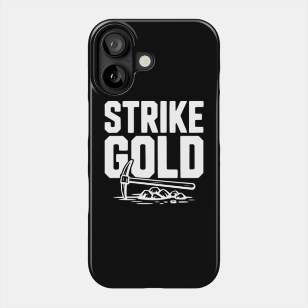 Strike Gold Phone Case by Frank Ring