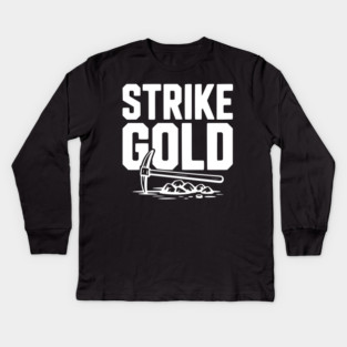Strike Gold Kids Long Sleeve T-Shirt