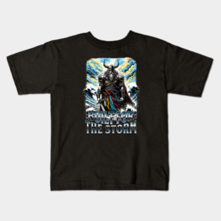 Viking Built for the Storm Fighting adversity against any challenge Kids T-Shirt