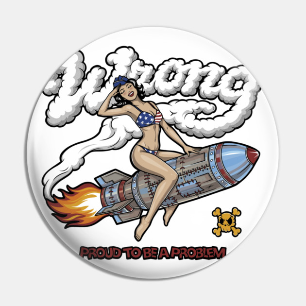 Patriotic Pin Up Pin by Wrong