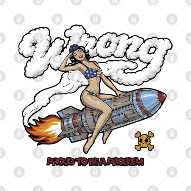 Patriotic Pin Up by Wrong