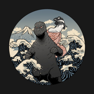 gojira ukiyo e T-Shirt