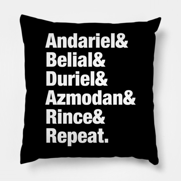 Lesser Evils Pillow by DRI374