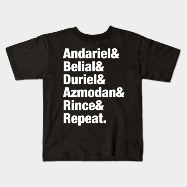 Lesser Evils Kids T-Shirt by DRI374