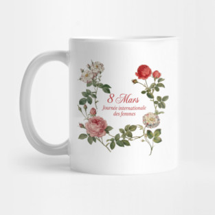 Celebrate International Women's Day Floral Design Mug