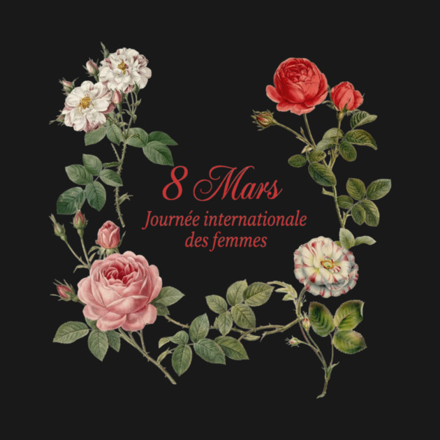Celebrate International Women's Day Floral Design by Art2Wear