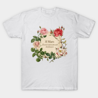 International Women's Day Floral Celebration T-Shirt